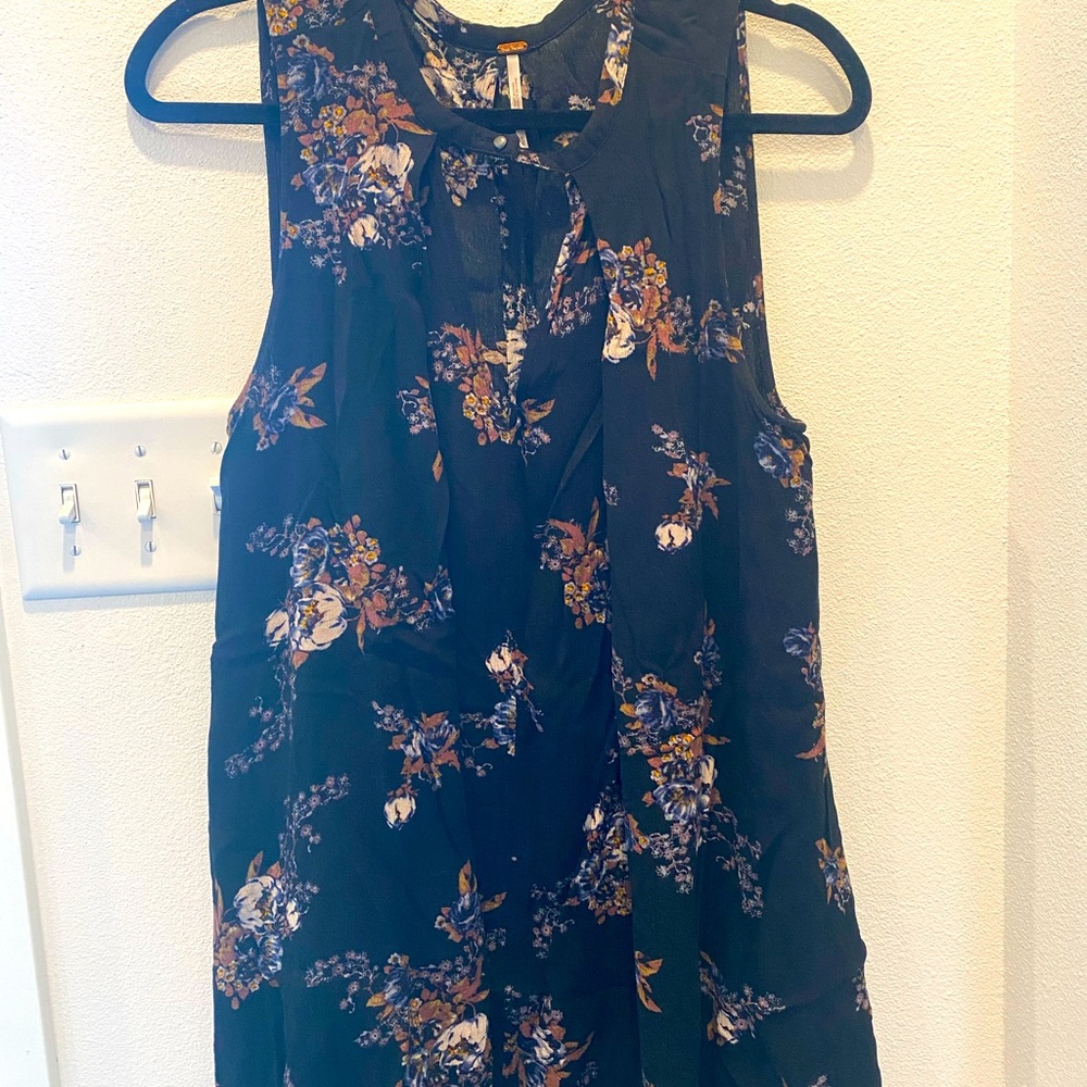 Free People Floral Tunic